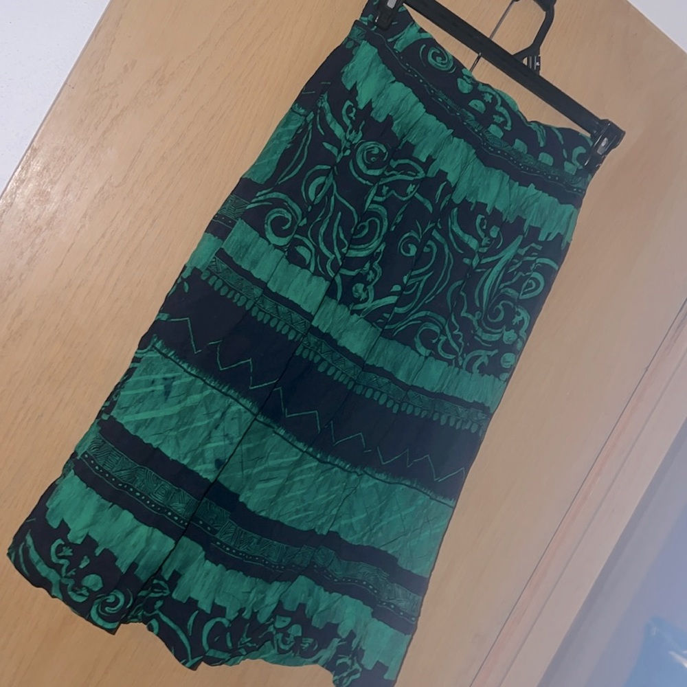Long Bohemian Printed Skirt SIZE L